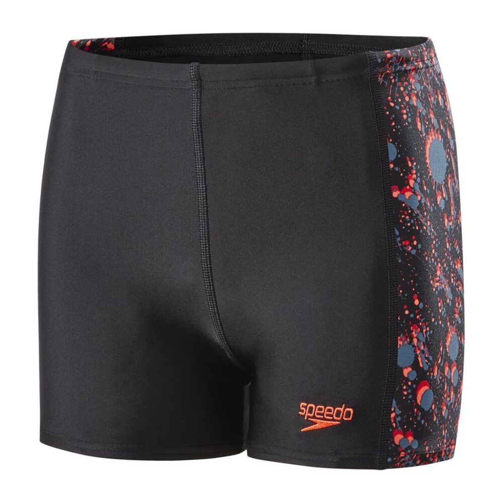 SPEEDO SHORT JUNIOR BLK/RED