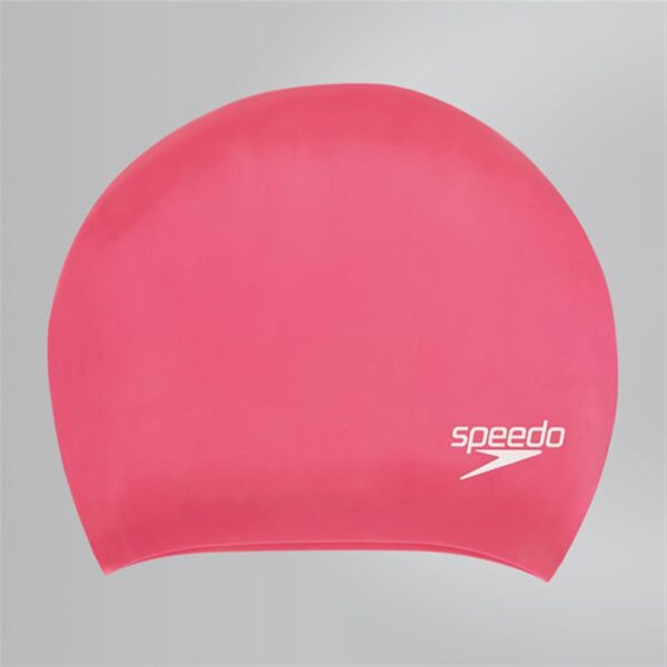 SPEEDO SILICONE LONGHAIR CAP PINK