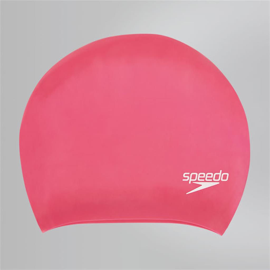 SPEEDO SILICONE LONGHAIR CAP PINK