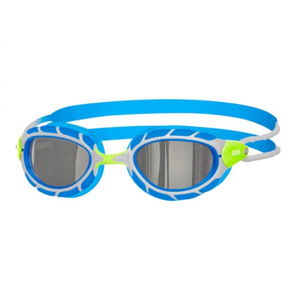 ZOGGS PREDATOR FLEX small mirror SIL/T.BLUE&LIME