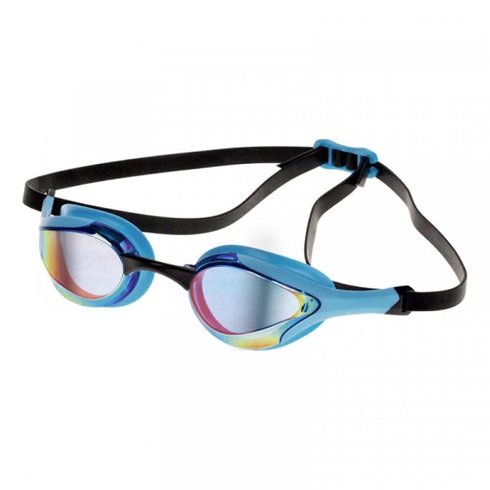 AQUAFEEL SCHWIMMBRILLE LEADER mirr. hellblau