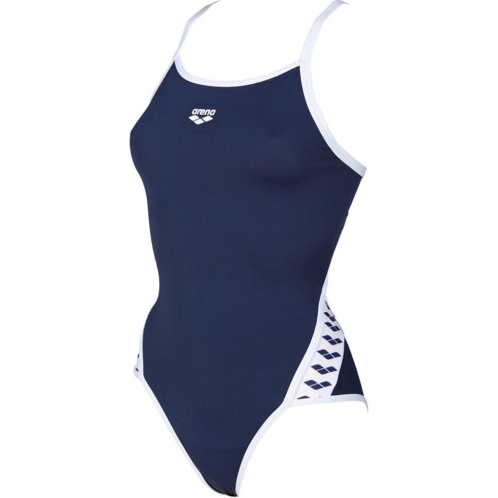 ARENA TEAM STRIPE SUPER NAVY-WHITE