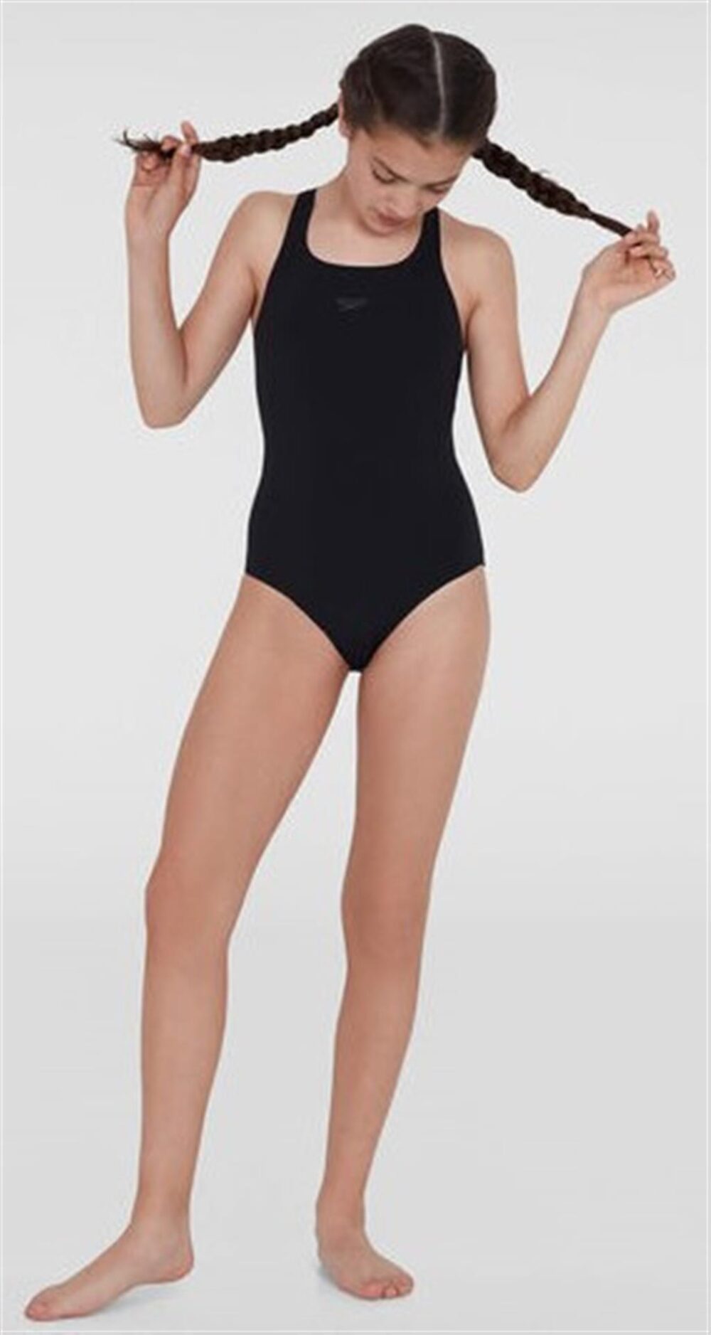 SPEEDO Badeanzug Girl ENDURANCE+ schwarz