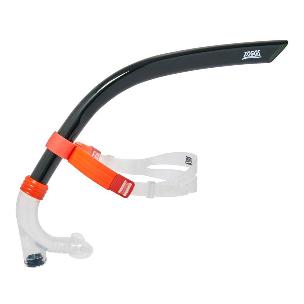 ZOGGS FRONTSCHNORCHEL CENTRE SNORKEL blk/orange