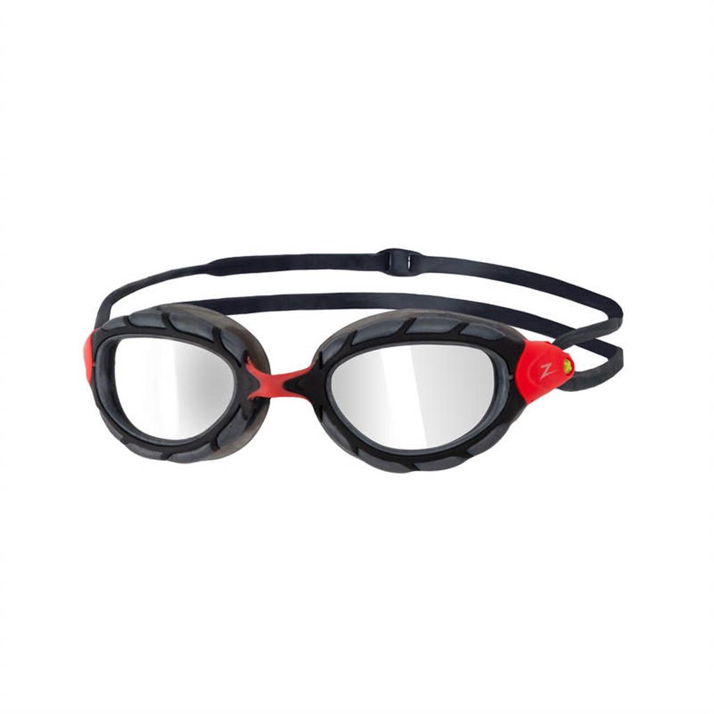 ZOGGS PREDATOR TITANIUM small red/grey mirror