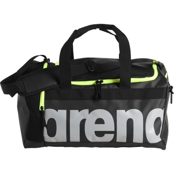 ARENA SPIKY DUFFLE 40 navy/neonyellow