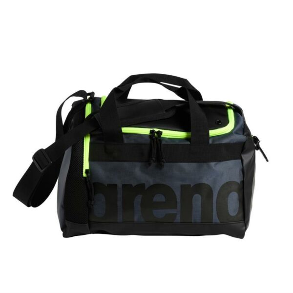 ARENA SPIKY DUFFLE 25 darksmoke/neon-yellow