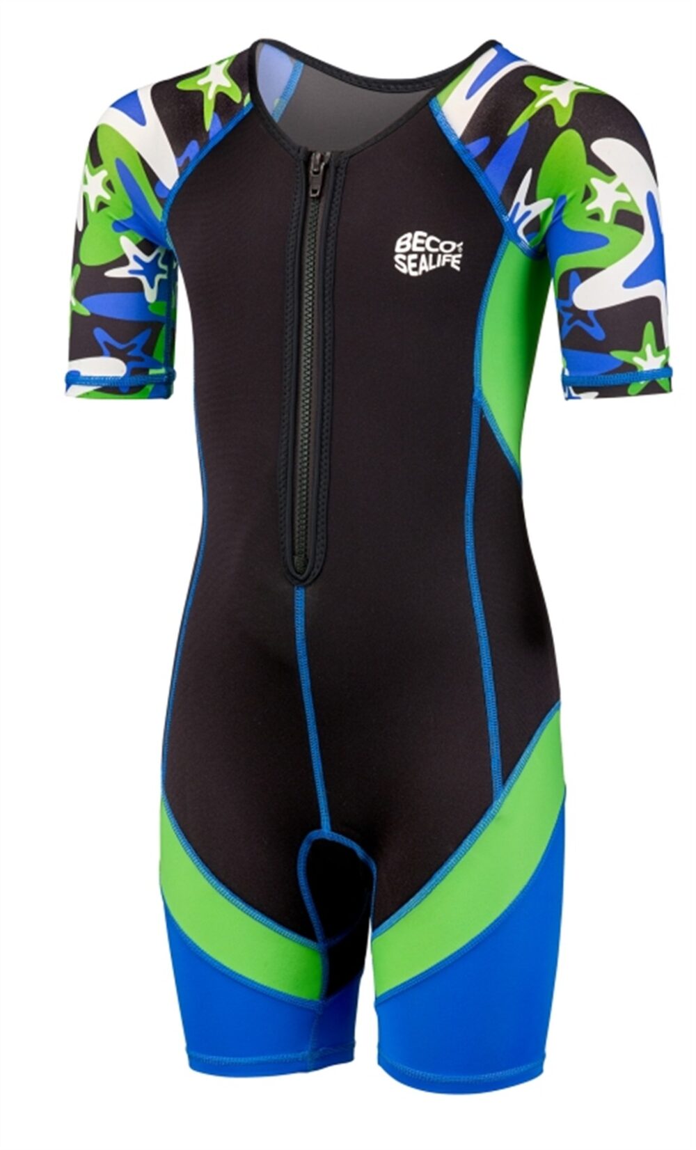 BECO Kinderneopren SEALIFE blau/grün